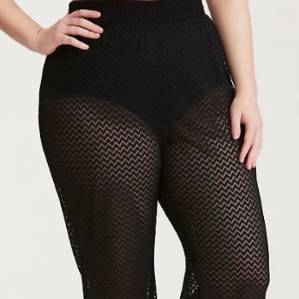 Torrid-Black Women's Swim Cover-Up Pants